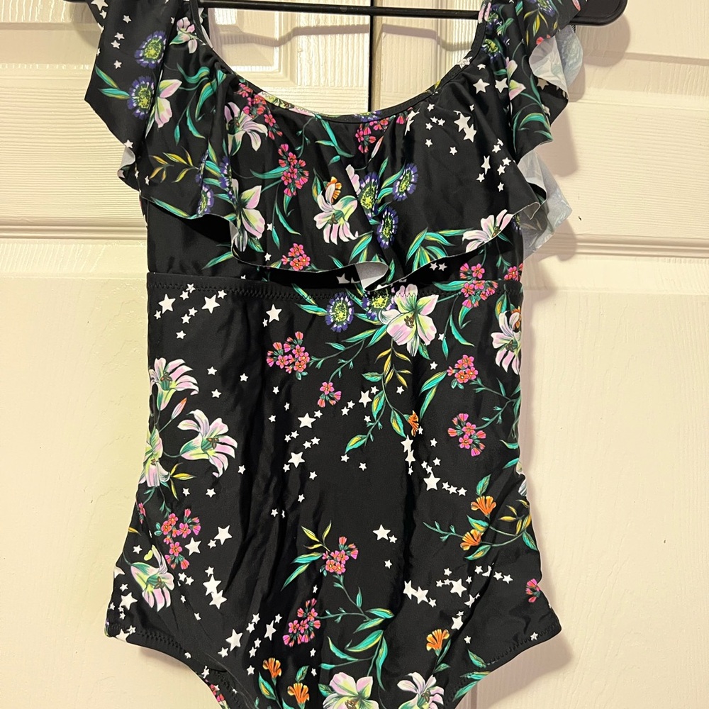 Floral Ruffle One-Piece Swimsuit